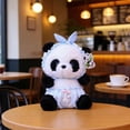 thumbnail image 5 of Adorable Panda in Outfits – Soft Giant Panda Stuffed Animals in Frilly Dresses for Kawaii Room Aesthetic & Heartwarming Birthday Gifts Pink, 5 of 8