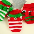 thumbnail image 5 of Pet Clothes, Christmas Winter Warm Striped Knit Sweater Pet Costume for Dog Cat 1PC, 5 of 8