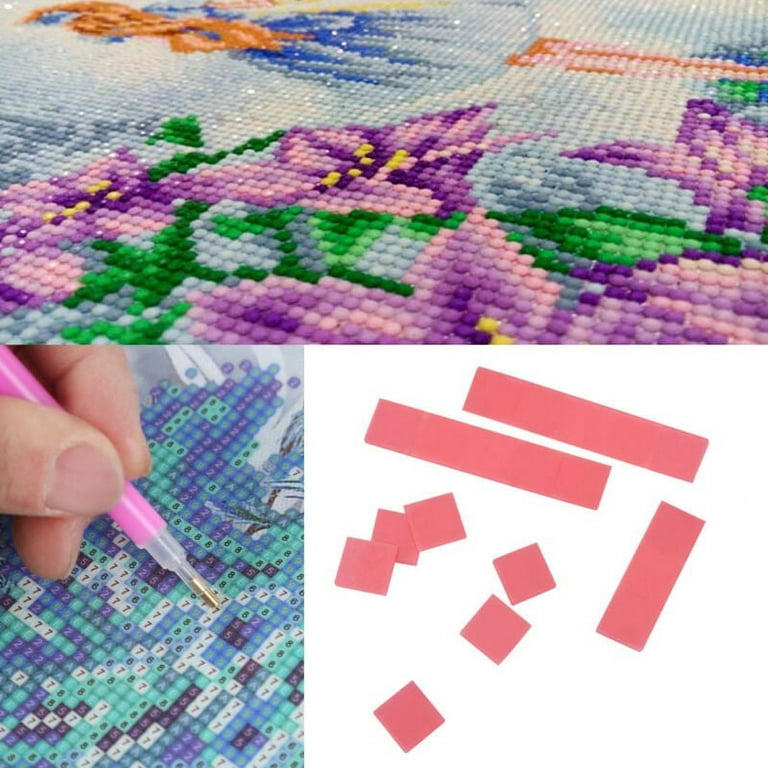 Topincn 50 Pieces DIY Diamond Painting Glue Clay Embroidery Cross-Stitch Painting Tool,DIY Diamond Painting Glue Clay