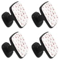 thumbnail image 2 of 4 Pcs Square Cabinet Handle Drawer Pulls Anchor Knobs with Screws Furniture Office Cabinet Knob Decoration, 2 of 7