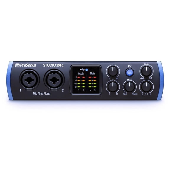 Interfaz De Audio PRESONUS STUDIO 24C azul