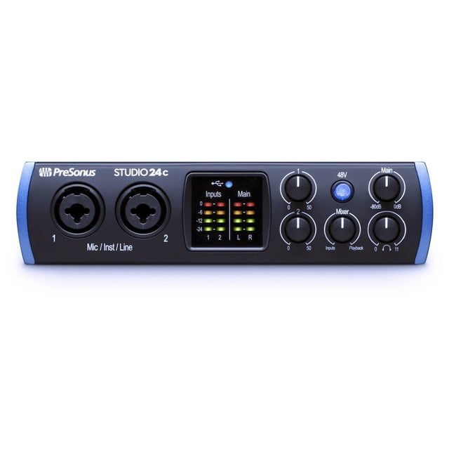 Interfaz De Audio PRESONUS STUDIO 24C azul