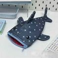 thumbnail image 3 of Shark Small Pencil Case, Large Capacity Pencil Pouch Coin Purse Zipper Pencil Holder Box Marker Organizer Pen Bag, Cute Pencils Special Office Animal Stationery Supplies Bags For Women, 3 of 8