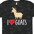 thumbnail image 3 of Inktastic Goat Cute I Love Goats Farm Animal T-Shirt, 3 of 4