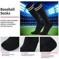 thumbnail image 3 of AWAYTR Adjustable Youth Baseball Belt and Socks Set Black, 3 of 8