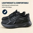 thumbnail image 4 of CHICVOMEY Platform Sneakers for Women Comfortable Lace-Up Sneakers Lightweight Versatile Walking Shoes Ideal for Daily Wear and Walking, 4 of 8