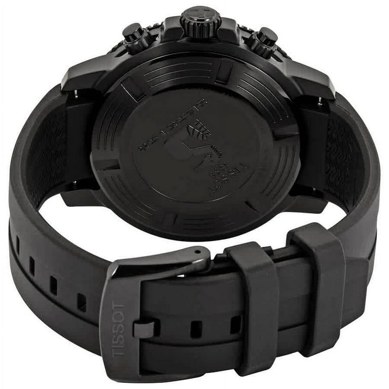 Tissot Men's Seastar 1000 Chronograph Quartz Black 45.5mm Watch  T1204173705102