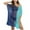 Blue, variant on Women's Color Block Crochet Swimsuit Cover Up Hollow out Sheer Knit Beach Dress Crochet Swimsuit Cover Ups for Women One Size