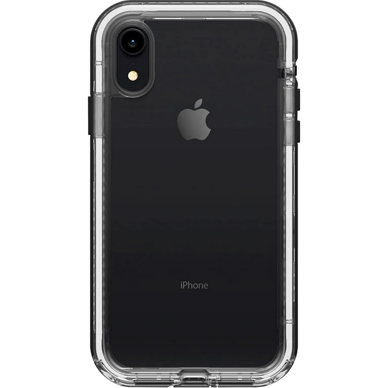LifeProof Next Series Case for iPhone XR Only - Retail Packaging - Black Crystal Clear/Black