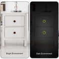 thumbnail image 3 of PhooArto Red Chili Peppers Pattern 4 PCS Crystal Glass Cabinet Knobs, Drawer Kitchen Cabinets Dresser Cupboard Wardrobe Pulls Handle - Glowing in the Dark, 3 of 7