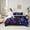 Blue, variant on jejeloiu Pixel Miners Grid 7-Piece Twin Bedding Sets,Boys Gamepad Console Bedding Comforter Set,Teens Video Game Sheet Sets For Kids,Microfiber Bedroom Decor Reversible