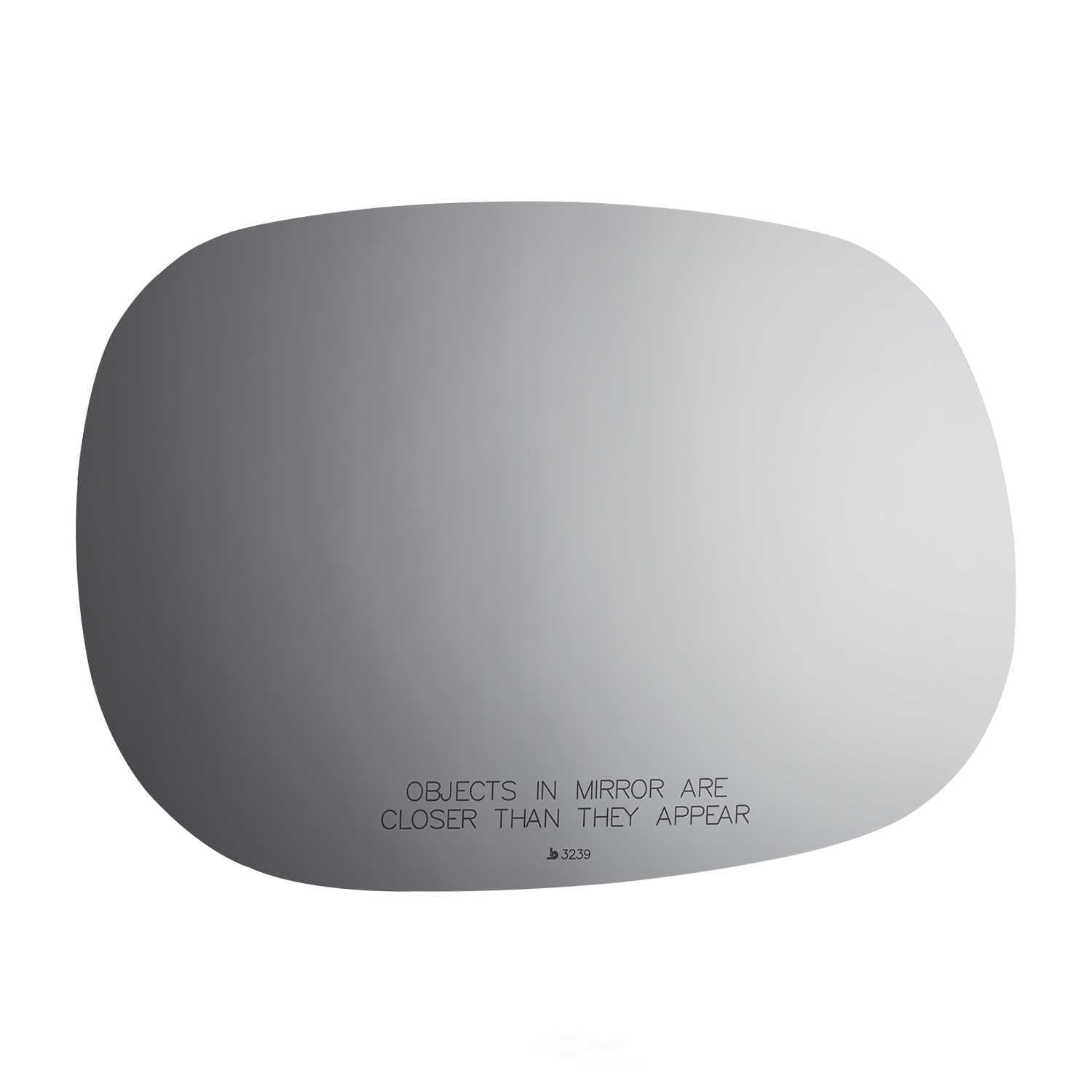 Burco Side View Mirror Replacement Glass - Clear Glass - 3239