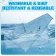 thumbnail image 3 of Uxcell Glasses Cleaning Cloth, Microfiber Eyeglasses Cleaner Cloths Soft Wipe Screens 7.09" x 7.09" Blue, 3 of 7