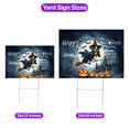 thumbnail image 5 of Happy Halloween Basset Hound Witch Pumpkins Bats Yard Sign Bassets Dog Breed Lovers Gifts Idea Outdoor Home Lawn Garden Porch Decor - 13012, 5 of 5