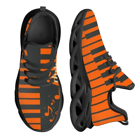 

Cool Piano Keyboard Music Lover High Quality Fashionable Breathable Neutral Mesh Shoes Customized Men Sneaker