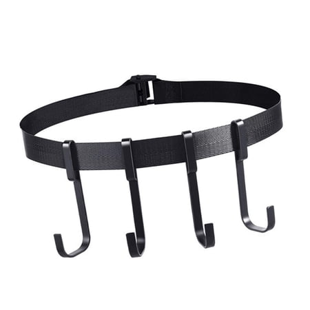 Wswqop Treestand Gear Strap Hangers Adjustable Multi Hook Holder for Tree Stand Outdoor