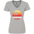 thumbnail image 3 of Inktastic Cancun Mexico Vacation Trip Women's V-Neck T-Shirt, 3 of 5
