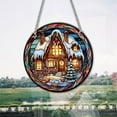 thumbnail image 4 of RYRDWP Halloween Pumpkin Stained Glass Window Hanging Decoration, 4 of 4