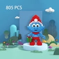 thumbnail image 1 of NEW Cartoon Smurfs Mini Blocks Small Bricks Anime Building Collection Toy  Figure Kids Gifts Present, 1 of 7