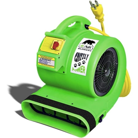B-Air GP-1, 1 HP Air Mover Carpet Dryer Floor Fan, 3550 CFM for Water Damage Restoration, New