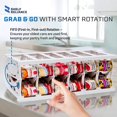 thumbnail image 2 of Shelf Reliance Cansolidator Pantry Plus - 1-Pack Can Organizer for Pantry, Stackable Soda Can Storage for Kitchen, Holds 60 Cans of Food or Soda, 2 of 6