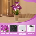 thumbnail image 3 of Artificial Purple Lily Fower Lamp - Artificial Potted Flower Light, Christmas Birthday Gifts for Women Wife Girlfriend Mom Anniversary Bedroom Bar Coffee Shop Night Light Lamp Home Decor, 3 of 15