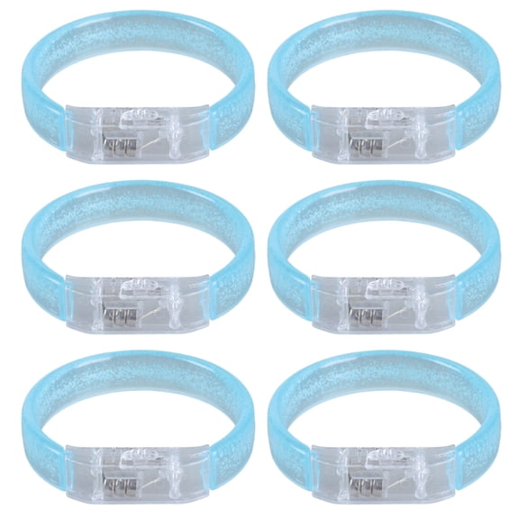 Yammee LED Acrylic Bracelets for Festivals and Night Activities Light Up Wristbands