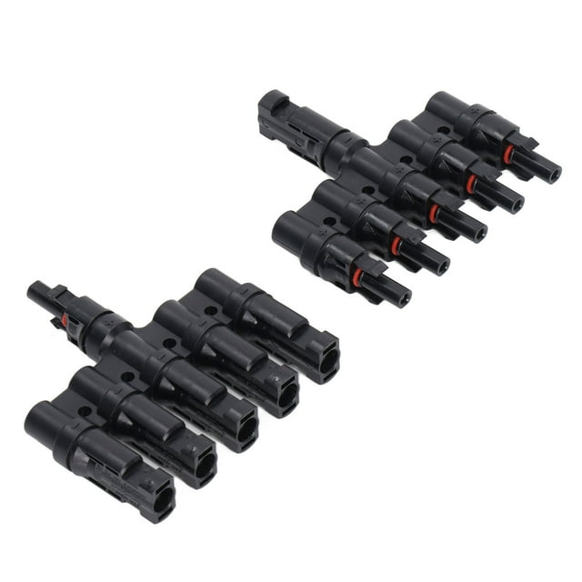 Herramienta de montaje solar DIY, 1 par de conector de rama de panel solar de rama solar Conector de panel solar resistente y resistente Jadeshay A
