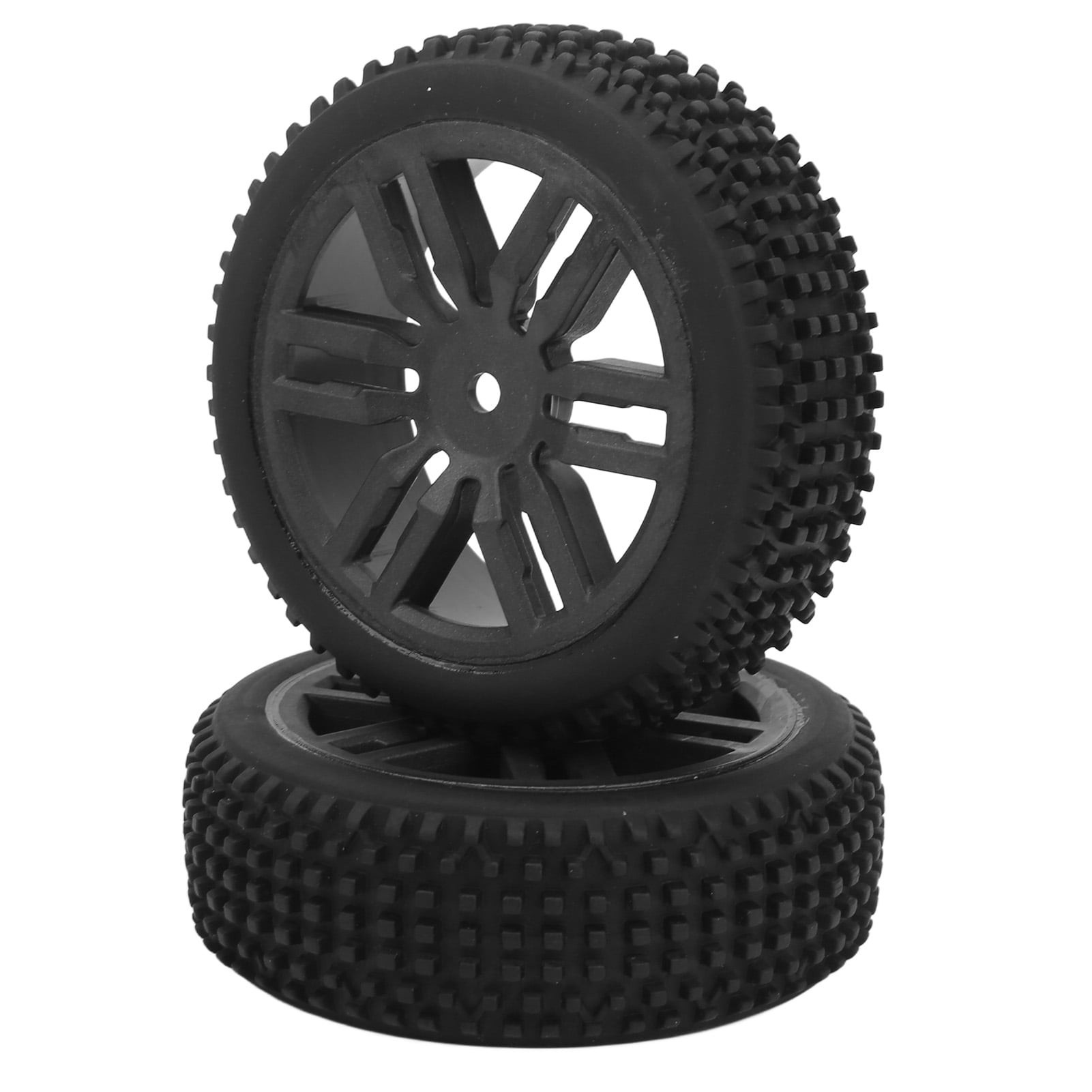 RC Front Tire, 2pcs Bump Texture Rubber Strong Cushioning RC Tire