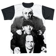 thumbnail image 2 of Three Stooges Men's  Three Stacked Sublimation T-shirt White, 2 of 4