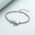 thumbnail image 6 of Ininfity Heart Urn Bracelet for Women Men Adjustable Ashes Bracelet Cremation Jewelry Human Pet Ashes Memorial Keepsake Link Bracelet, 6 of 7