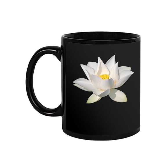 A White Lotus Flower Mug  -Image by Shutterstock,