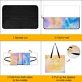 thumbnail image 4 of Colorful Tie Dye Vortex Waterproof Picnic Blanket with Foldable Zipper, Suitable for Outdoor Use, Suitable for Travel, Camping, Beaches, Parks, Grasslands, Picnic Blanket Accessories, 4 of 8