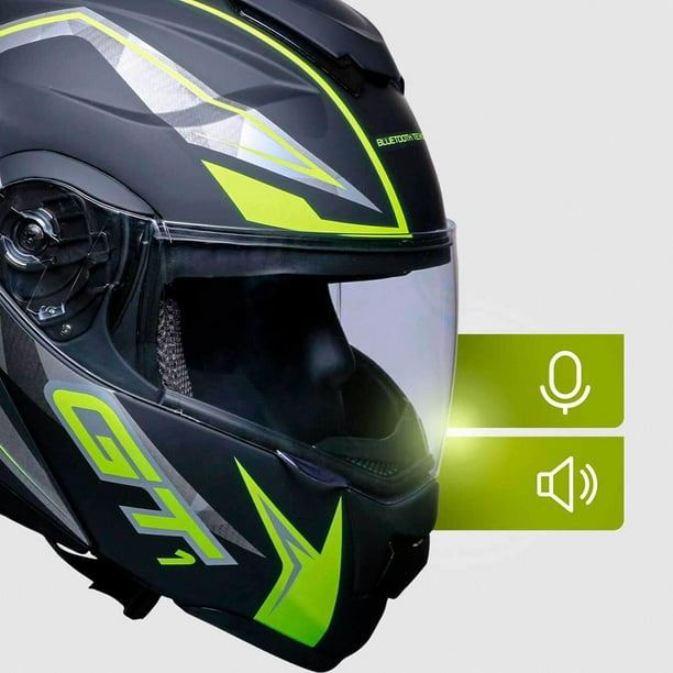 Casco moto Vento talla L certificado bluetooth blanco Walmart en