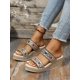 thumbnail image 4 of Women Braided Detail Espadrille Sole Wedge Sandals, Fashionable Outdoor Wedge Slide Sandals, 4 of 4