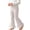 Lavender, black, beige, gray, variant on fnnxnal Girls Flare Pants Ribbed Knit Kids Stretchy High Waist Bell Bottom Lace Trim Black,Size 3 T