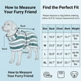 thumbnail image 2 of Quick-Drying Dog Bathrobe,Striped Super Absorbent Quick-Drying Pet Dog Robe with Adjustable Belly Band,Super Soft Full Wrap Dog Towel for Puppies/Medium to Large Dogs After Bath, 2 of 6