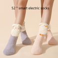 thumbnail image 3 of Thermal Cotton Heated Socks Electric Heating Socks Foot Warmer for Women Camping, 3 of 18