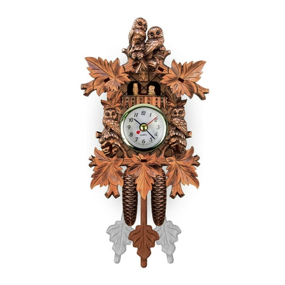CCOCC Cuckoo Clock,Traditional German Wall Clock,Decorative House Clock,Precise Automatic Swinging Cuckoo Clock