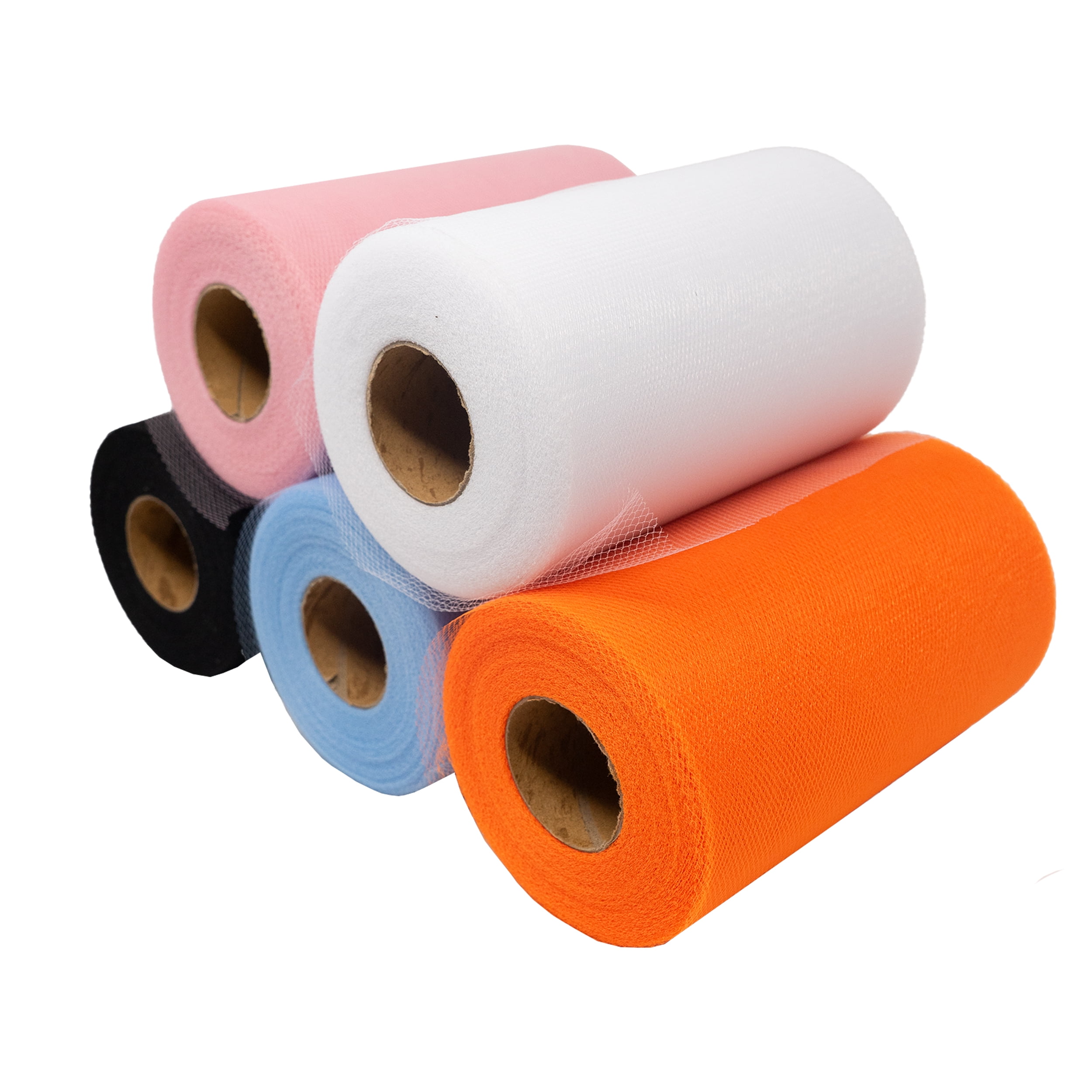 Singer Black Tulle Fabric Rolls 6 Inch by 100 Yards (300 ft)