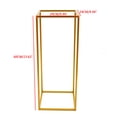 thumbnail image 5 of 10Pcs 23.6'' Tall Gold Metal Flower Stand for Wedding Table Centerpieces Decor, 5 of 12