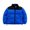 Blue, variant on Men's Cotton Coat with Stand Collar - Long Sleeve Patchwork Color Jacket