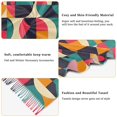 thumbnail image 5 of FORMRS Womens Scarf Winter Soft Long Big Warm Shawls Wrap Tassel Scarves, Retro Geometric, 5 of 9