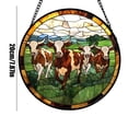 thumbnail image 2 of Acrylic Jigsaw Puzzle Suncatcher Window Hanging, 7.87 Inch Sun Catcher Puzzle Garden Decoration for Women Men Mom Birthday Gift Home Decor, 2 of 9