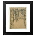 thumbnail image 2 of Thomas Shotter Boys 15x18 Black Modern Framed Museum Art Print Titled - The Rue Des Priests Saint-Germain L'Auxerrois and Cafe Momus (1819), 2 of 5