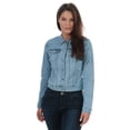 thumbnail image 1 of Women's Vero Moda Hot Soya Denim Jacket in Blue, 1 of 5