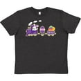 thumbnail image 3 of Inktastic Easter Bunny Rabbit Egg Train Youth T-Shirt, 3 of 5