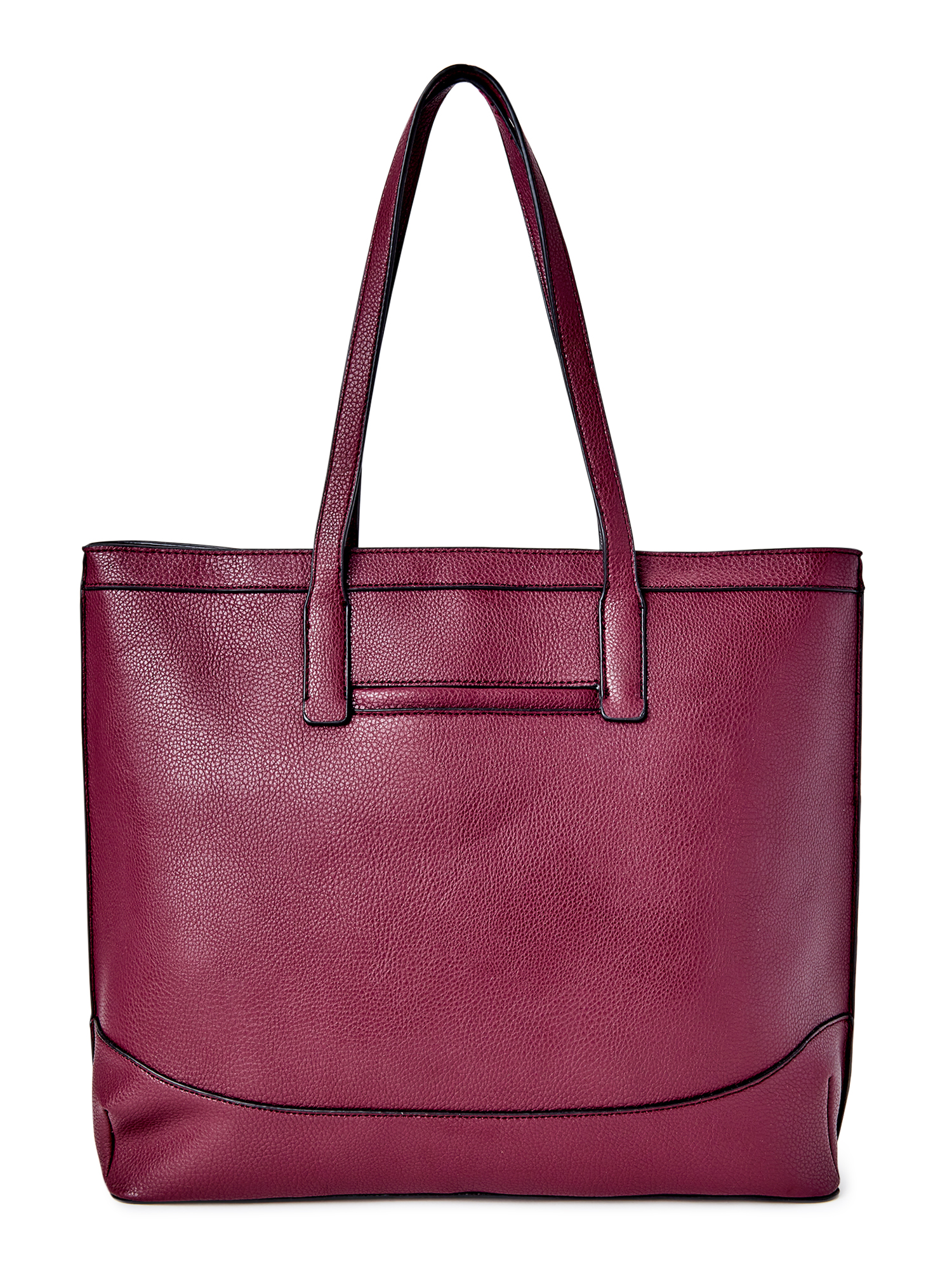 C. Wonder Women's Emma Faux Suede Studded Tote Bag Wine - image 3 of 5