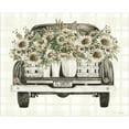 thumbnail image 2 of Great Art Now Sunflower Truck by Cindy Jacobs, Framed Wall Art, 20W x 17H, 2 of 2