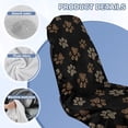 thumbnail image 6 of XYZCANDO Paws Car Towel Cushion Cover Leopard Print Absorbent Soft Beach Towels Cars Seat Covers Waterproof and Sweatproof Towel Seat Covers Suitable for Cars,SUV,Sedan, 6 of 7